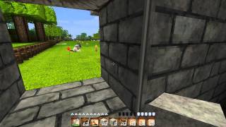 Lets Play Minecraft 313 Deutsch HD  Boden Bordüren und ein Geländeregal [upl. by Elinnet]