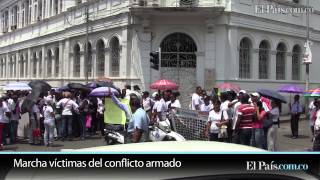 Video una víctima del conflicto pide que el proceso de paz llegue a buen término [upl. by Rialc561]