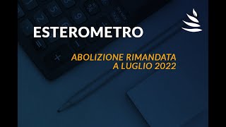 Esterometro  Cosa cambia da Luglio 2022 [upl. by Eidnahs677]