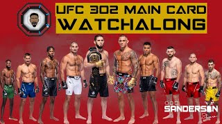 UFC 302  MAKHACHEV VS POIRIER  LIVE WATCHALONG [upl. by Ahsiyt]