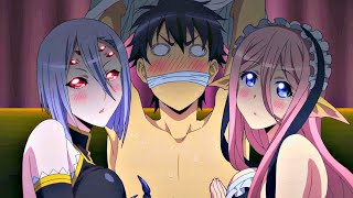 Lonely Boy Gets Taken By Monster Girls Who Want To Marry Him  anime recap [upl. by Larry]