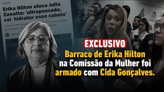 EXCLUSIVO Barraco de ERIKA HILTON foi armado com a ministra CIDA GONÇALVES [upl. by Kermit]