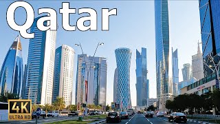 Qatar 2024  Driving Tour in 4K [upl. by Kippy]