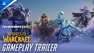 Overwatch 2 x World of Warcraft  Gameplay Trailer  PS5 amp PS4 Games [upl. by Arel903]