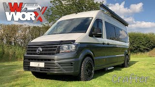 VW Worx 2019 Crafter Full Luxury Camper Conversion  Schiehallion [upl. by Willy]