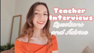 Teacher Interview Questions and Answers  Advice On Getting Your First Teaching Job  UK teacher [upl. by Norvan]