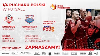 🔴🎥NA ŻYWO ⚔ EUROBUS Przemyśl 🆚 KS CONSTRACT Lubawa 📆20230315 ⏰godz1900 [upl. by Aicital]