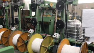 Altec srl  Single Twist Bunching Machine d1250 [upl. by Joelly]