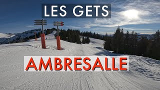 Ski France  Les Gets  Ambresalle Red Portes Du Soleil [upl. by Cacia]