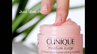 Your favourite moisturiser just got better New Moisture Surge 72Hour AutoReplenishing Hydrator [upl. by Rehsa]