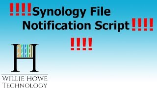 Synology File Upload Notification [upl. by Anet]