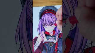 Helena Blavatsky drawing💜  fategrandorder anime drawing art shorts [upl. by Vincenz]