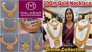 20Gm Starts💥Malabar Gold Necklace Designs amp Price Malabar Divine Collection Lightweight Necklaces [upl. by Harim]