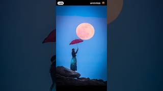 amazing photography trick with moon 🤯  photo shoot DSLR camera photography photoshoot shorts [upl. by Meri]