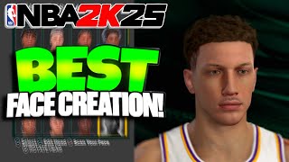 NEW FACE CREATION TUTORIAL IN NBA 2K25 [upl. by Tolmann]