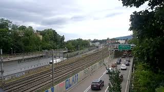 Autobahn A 3 muttenz Basel  Highway Switzerland A3 [upl. by Alyehs]