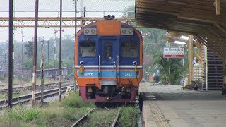 SRT Southern Line Special Exp 43 Bangkok  Surat Thani Daewoo DMU Thailand ทางรถไฟสายใต้ [upl. by Carma]