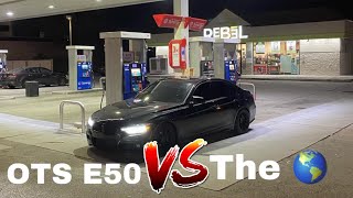 FAST BMW 340i vs FBO Camaro and E85 Corvette [upl. by Borszcz]