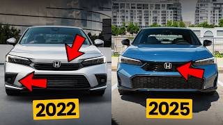 Honda Civic 2025 vs 2022  NEW Interior  Exterior Design [upl. by Daune]