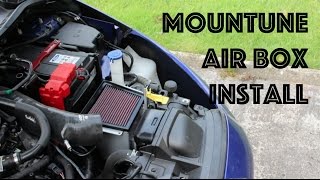 MOUNTUNE AIR BOX INSTALL  FIESTA ST [upl. by Restivo]