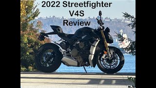 2022 Ducati Streetfighter V4S Review [upl. by Oab]