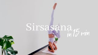 15 MIN SIRSASANA  impara la verticale sulla testa in 15 minuti  Alessia Neri [upl. by Dinse20]