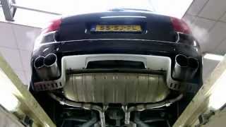 Porsche Cayenne Turbo 45l V8  Valve controlled stock exhaust  EPS Uitlaten BV [upl. by Nauqe]