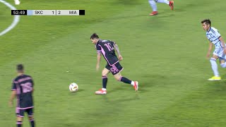 Messi Impossible Goal vs Sporting KC [upl. by Remle]