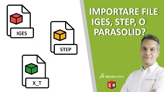 Quale formato neutro Iges Step conviene importare in SolidWorks [upl. by Kimber569]