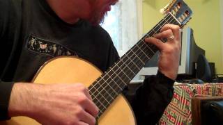 Dvorak  New World Symphony 2nd movement  Classical Guitar [upl. by Crescint]