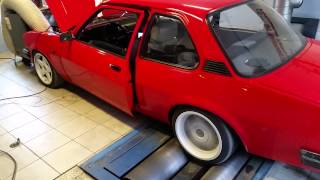 Ascona B C20LET dyno  19t turbo [upl. by Gilges]