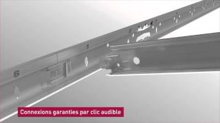 Présentation 3D  Ossature à clic QuickLock® ClipOn [upl. by Ellehsal]