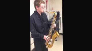 Playing a sax with trombone mouthpiece [upl. by Jehiel]