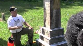 How to Clean and Restore Gravestones [upl. by Ydollem]