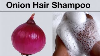 Onion Hair And Scalp Cleansing Shampoo Only 5 Ingredients [upl. by Kloster]