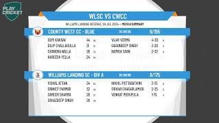 Melbourne Cricket AssociationWestDiv AT35Rd13Williams Landing SC Div A v County West CC  Blue [upl. by Brooke]