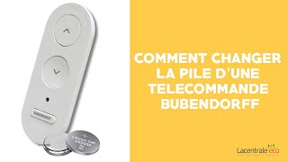 Comment changer la pile dune télécommande bubendorff [upl. by Llecram]