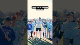 Coach RAC Fungo Golf vs Kids ⚾️ baseball hitting [upl. by Navlys]