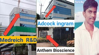 Anthem BioScience Medreich RampDAdcock Ingram Limited Travel Guidance  Banglore Pharma Companies [upl. by Tessy223]