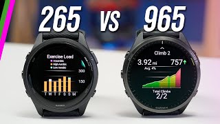 Garmin Forerunner 265 vs 965 InDepth Comparison  Every Difference Explained [upl. by Yadsnil463]