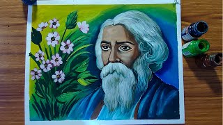 how to draw rabindranath tagore [upl. by Ahcire294]