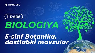 Biologiya  5sinf Botanika  1dars [upl. by Claudelle]