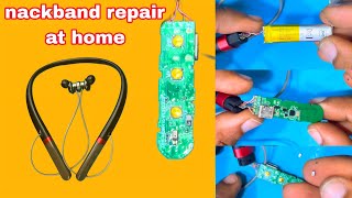 How to repair nackband headphones  mic change  disassembly  how to repair nackband at home [upl. by Furie335]