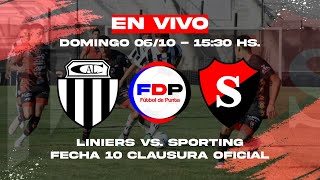 ⚽ LINIERS vs SPORTING  EN VIVO 🔴 FECHA 10 CLAUSURA 2024 LIGA DEL SUR [upl. by Gayn]