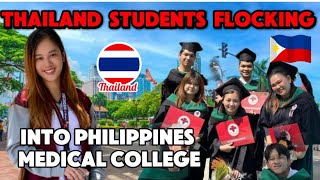 THAILAND ON WHY THEY MOVED TO PHILIPPINES TO STUDY MEDICINE philippines filipino pinoy thailand [upl. by Tyrrell36]