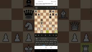 Kings pawn game  Leonardis variation ทิ้งควีนเพื่อเปิดทางให้เรือรุกฆาต [upl. by Johannes]