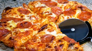 Cast Iron Skillet Pizza  Deep Dish [upl. by Eitten758]