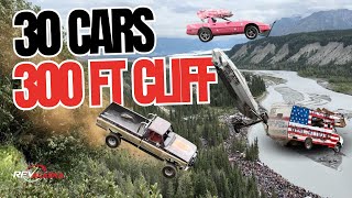 Alaska 4th of July CAR LAUNCH 2024  Launching 30 Cars off a 300ft CLIFF in Alaska [upl. by Cuttler158]