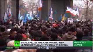 Simferopol 20140226 riots [upl. by Eiclud97]