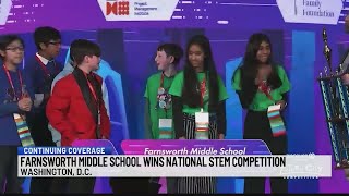 Farnsworth Middle School wins national STEM competition [upl. by Tracay89]